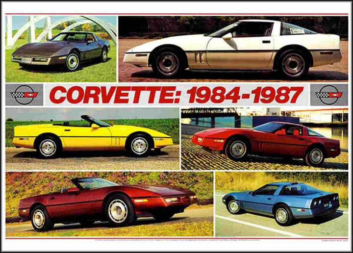 Chevrolet Corvette Poster, Poster-Motiv
