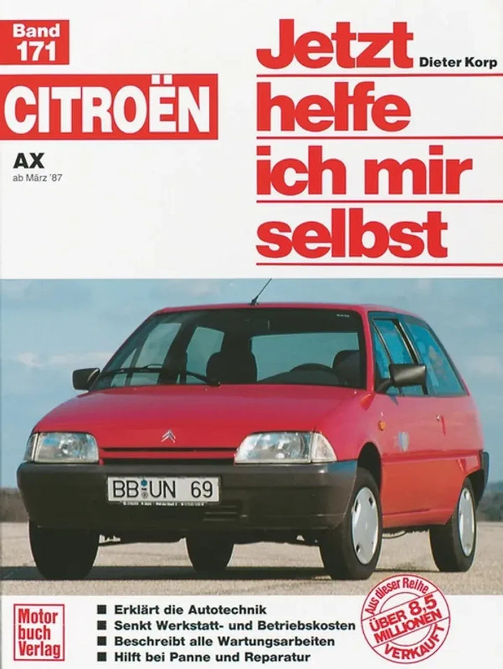 Citroën AX Reparaturanleitung und Werkstatthandbuch 1987 bis 1996 - gedrucktes Buch zum Bestpreis! - verwuester.net