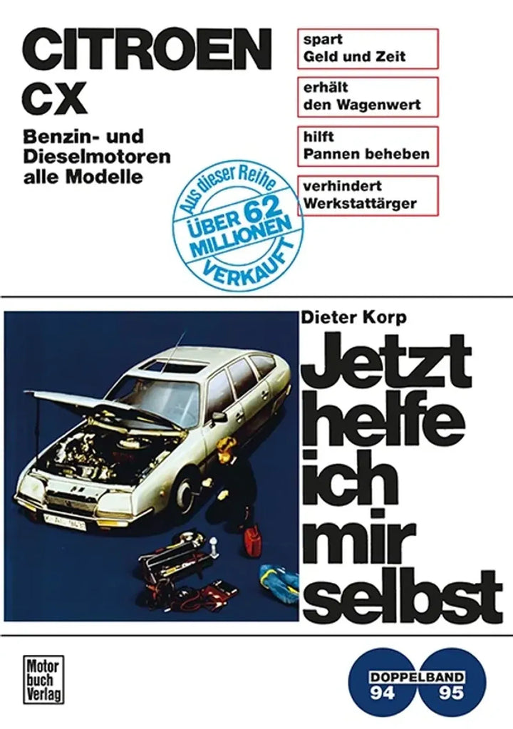 Citroën CX Reparaturanleitung und Werkstatthandbuch 1974 bis 1991 - gedrucktes Buch zum Bestpreis! - verwuester.net