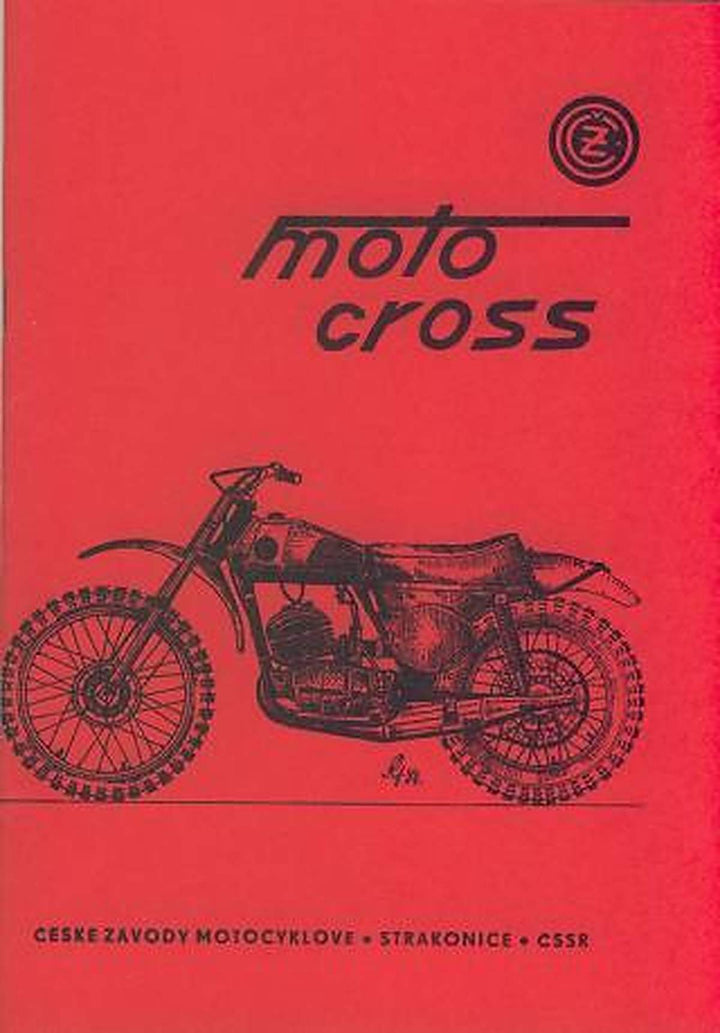 CZ Motocross 125 / 250 / 400, Typen 984, 980 u. 981, Betriebs- und Reparaturanleitung, Buchcover