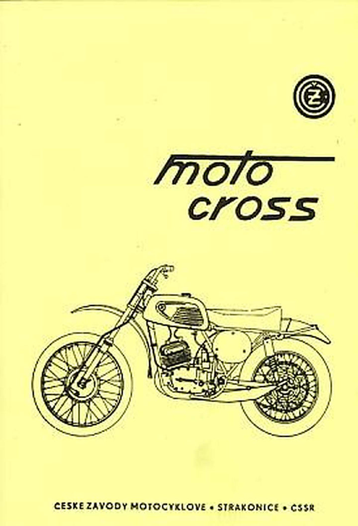 CZ Moto Cross 250 ccm Typ 980.04 und 400 ccm, Typ 981.01, Betriebs- und Reparaturanleitung, Buchcover