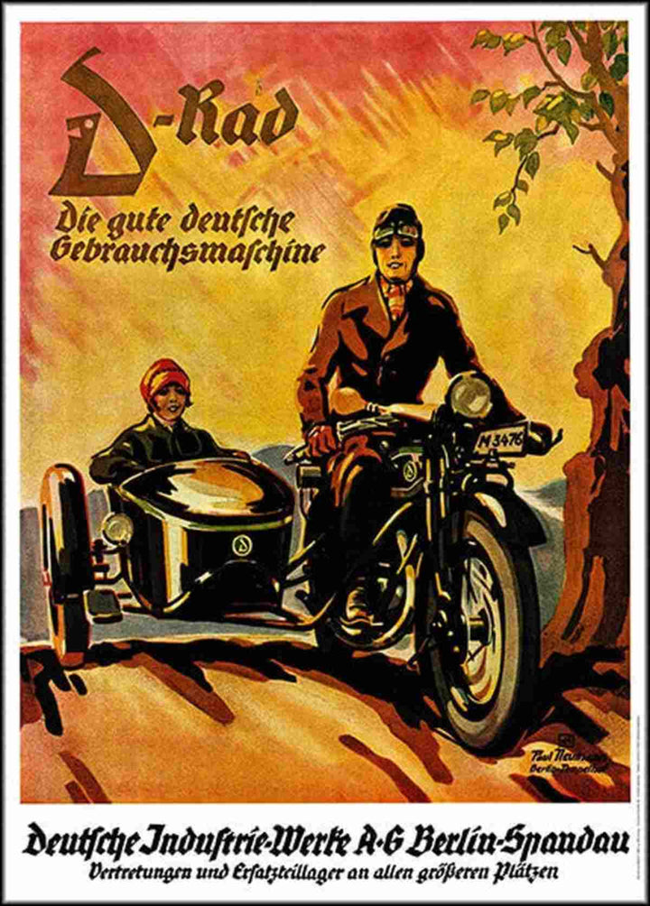 D-Rad Poster, Poster-Motiv