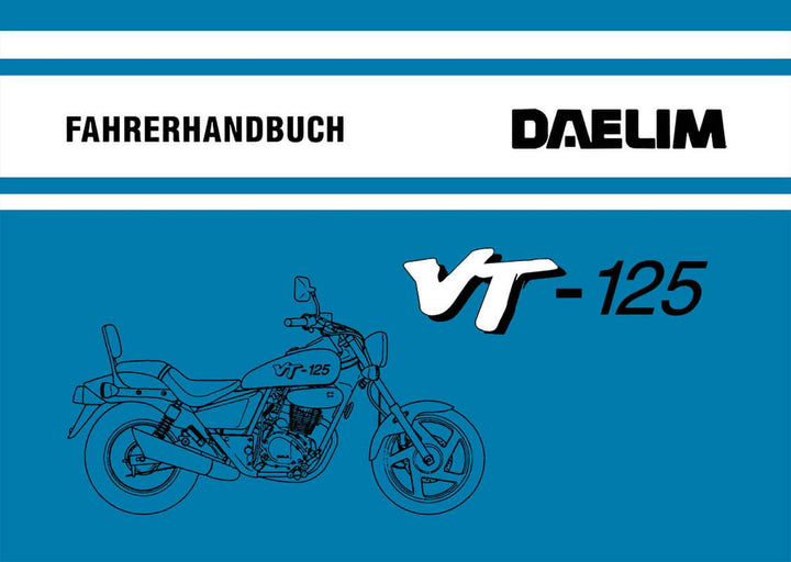 Daelim VT125 Betriebsanleitung, Buchcover