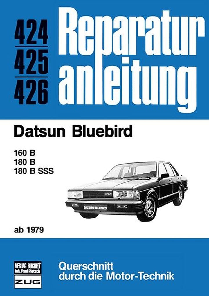 Datsun Bluebird - Reparaturbuch, Buchcover