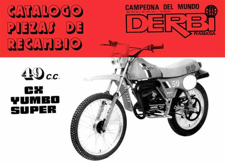 Derbi CX Yumbo Super 49 ccm, Catalogo piezas de recambio, Buchcover