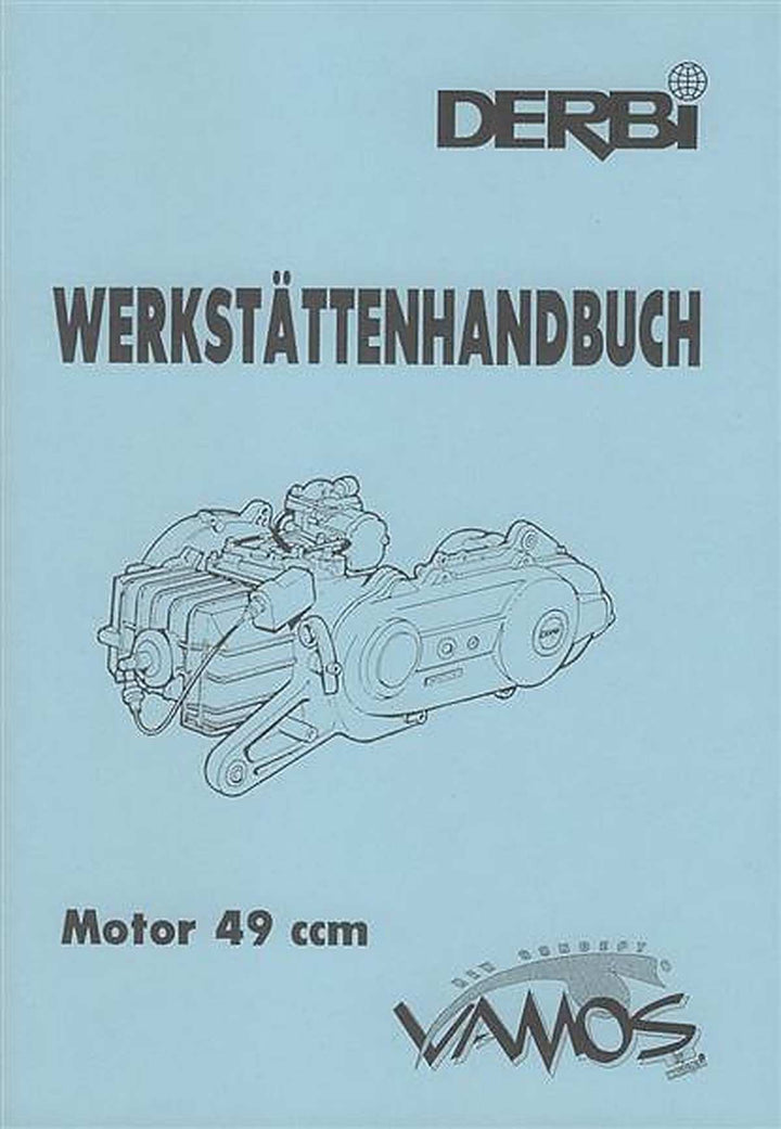 Derbi Vamos Motor 49 ccm Reparaturanleitung, Buchcover