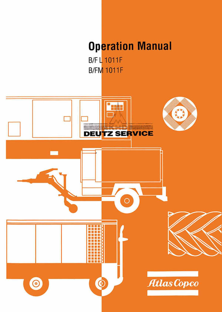 Deutz Atlas Copco B/FL1011F B/FM1011F Betriebsanleitung, Buchcover