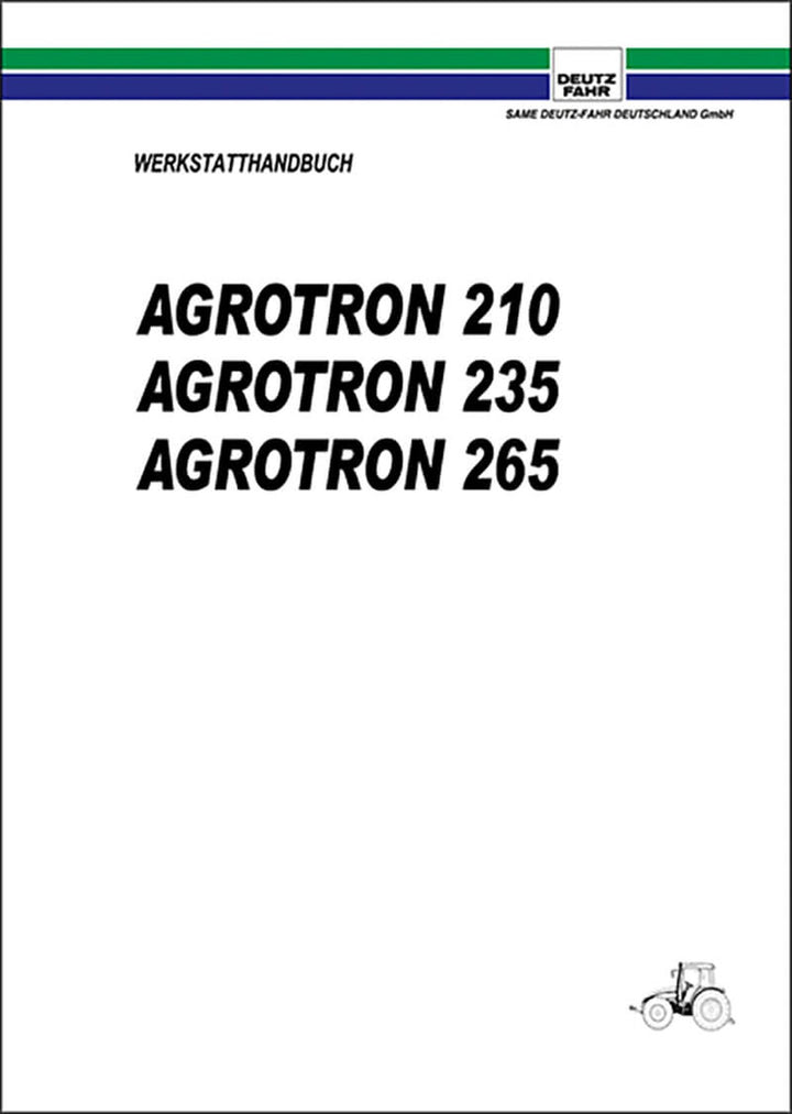 Deutz Fahr Agrotron 210 235 265 Reparaturanleitung, Buchcover