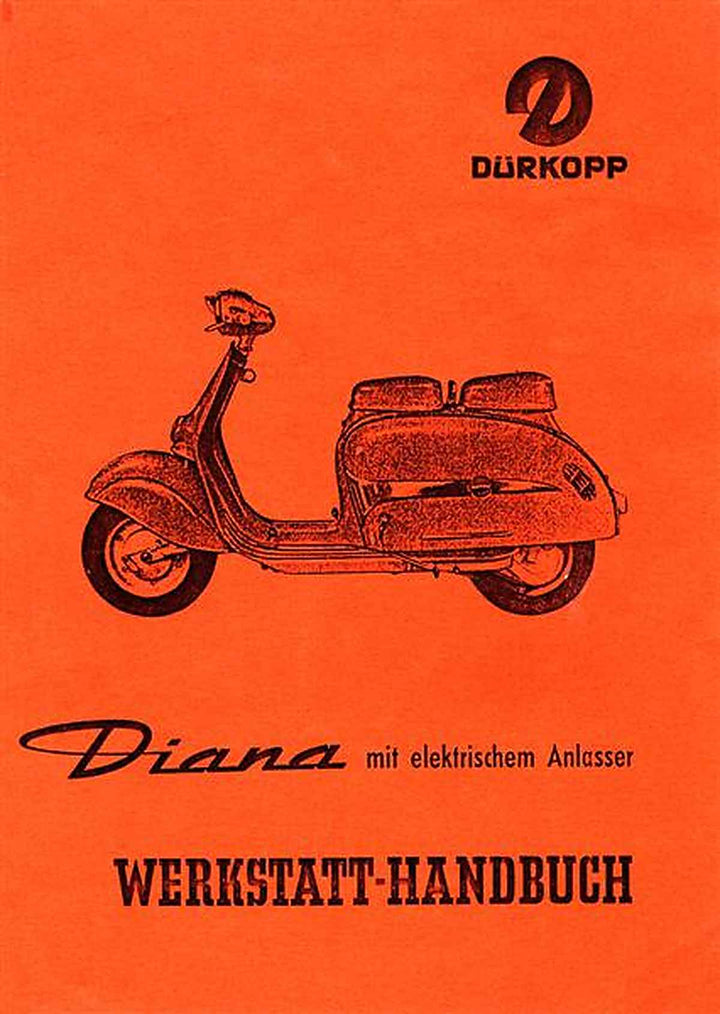 Dürkopp Diana Werkstatthandbuch, Buchcover