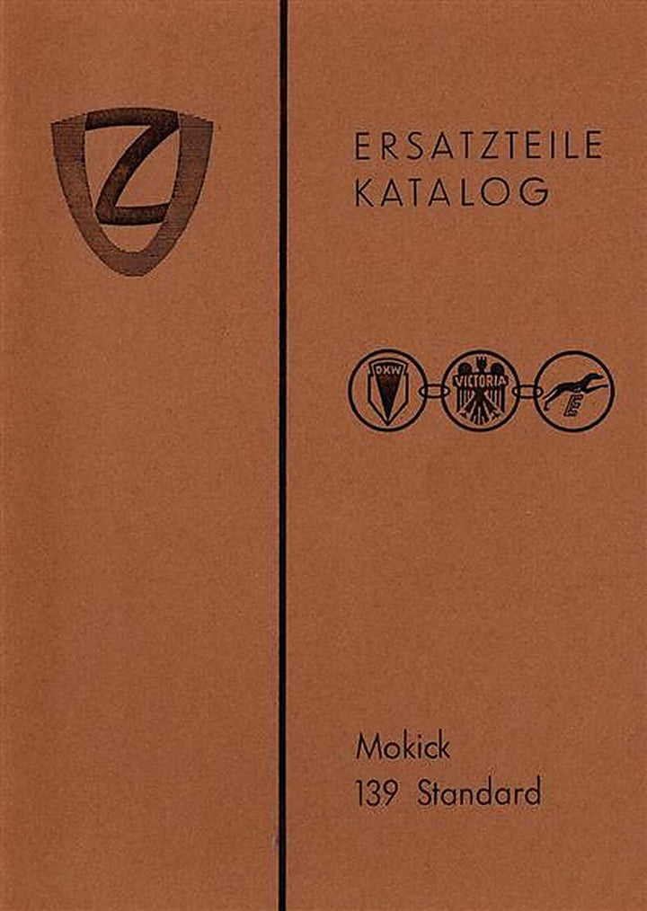 DKW 139 Moped Ersatzteilkatalog, Buchcover
