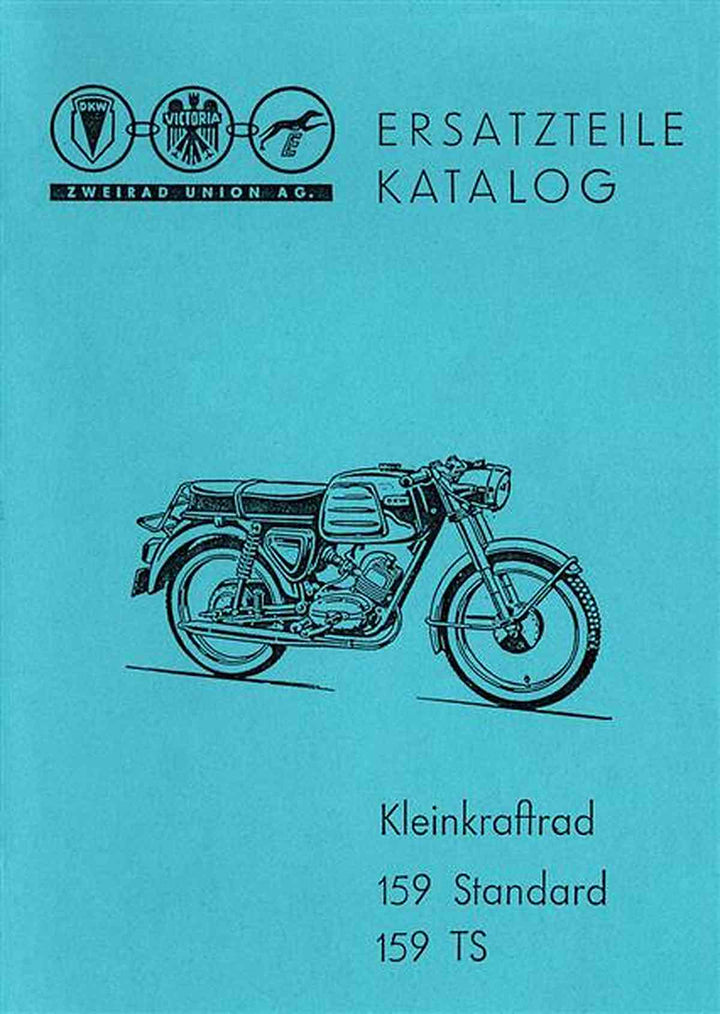 DKW Zweirad-Union 159 Modelle Ersatzteilkatalog, Buchcover