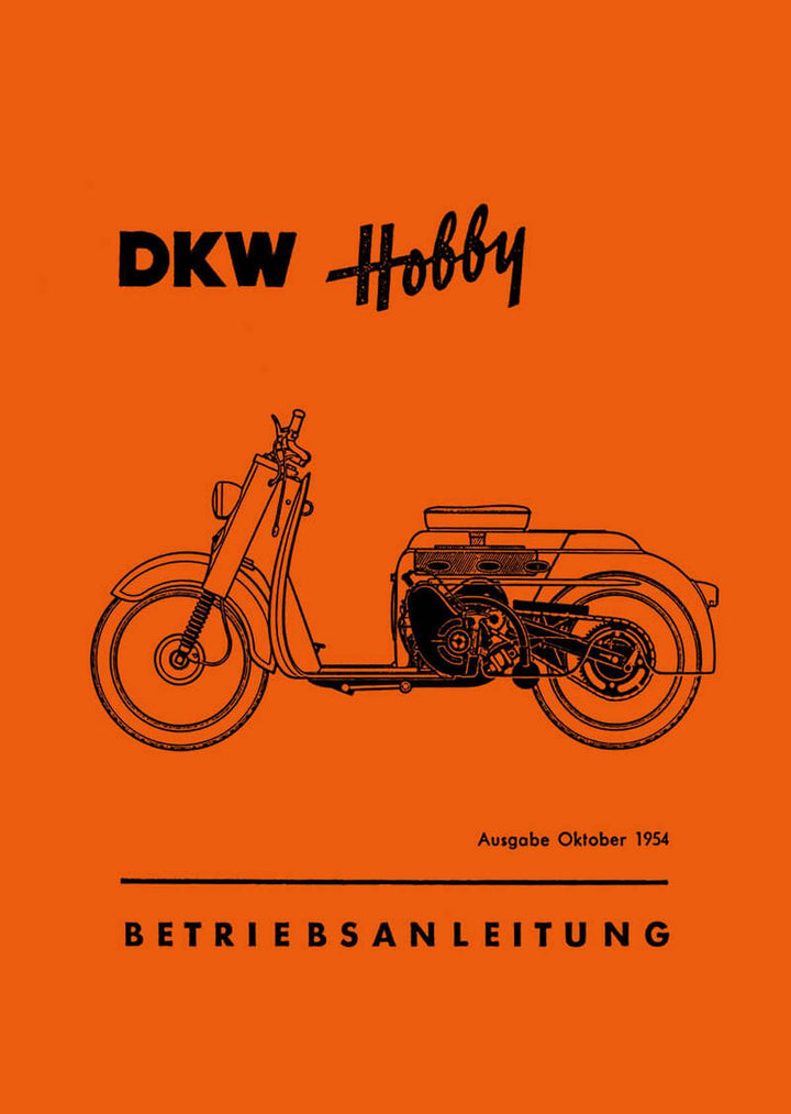 DKW Hobby Betriebsanleitung, Buchcover