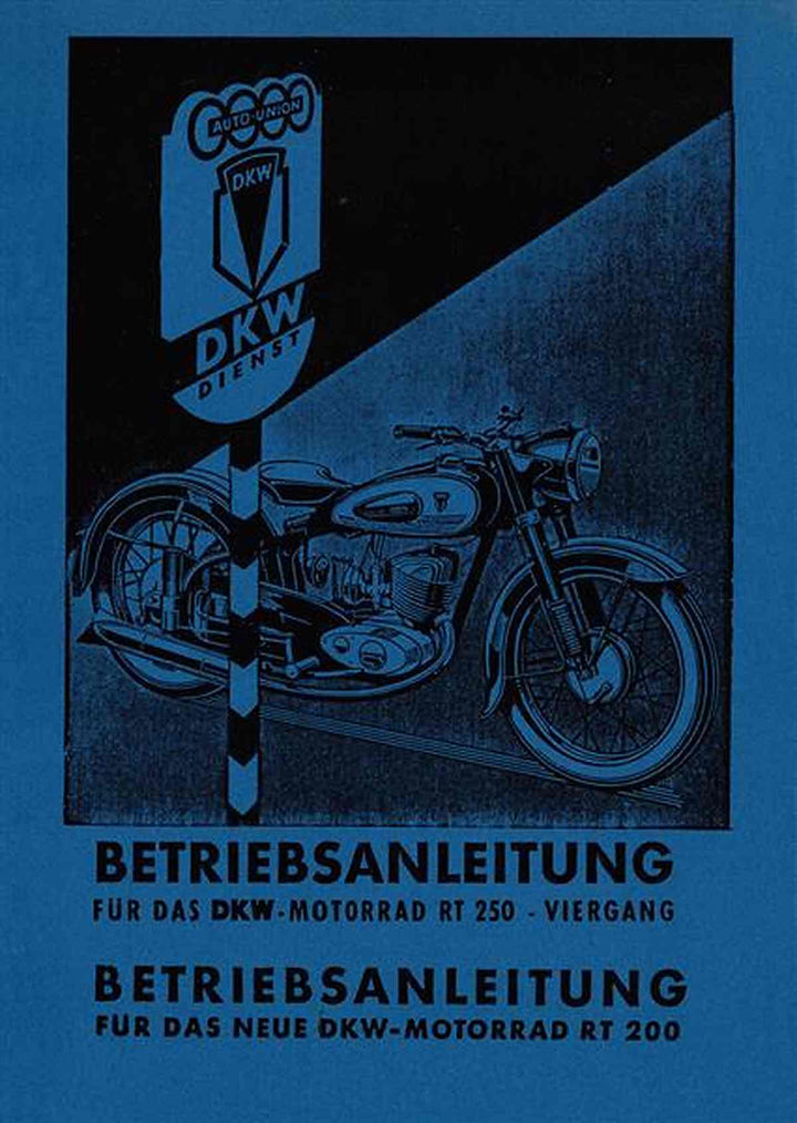 DKW RT200 Betriebsanleitung, Buchcover