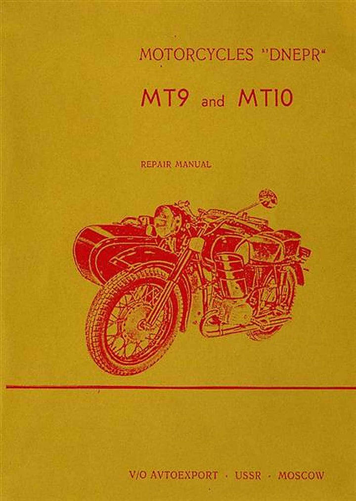 Dnepr MT9 and MT10 Repair Manual, Buchcover
