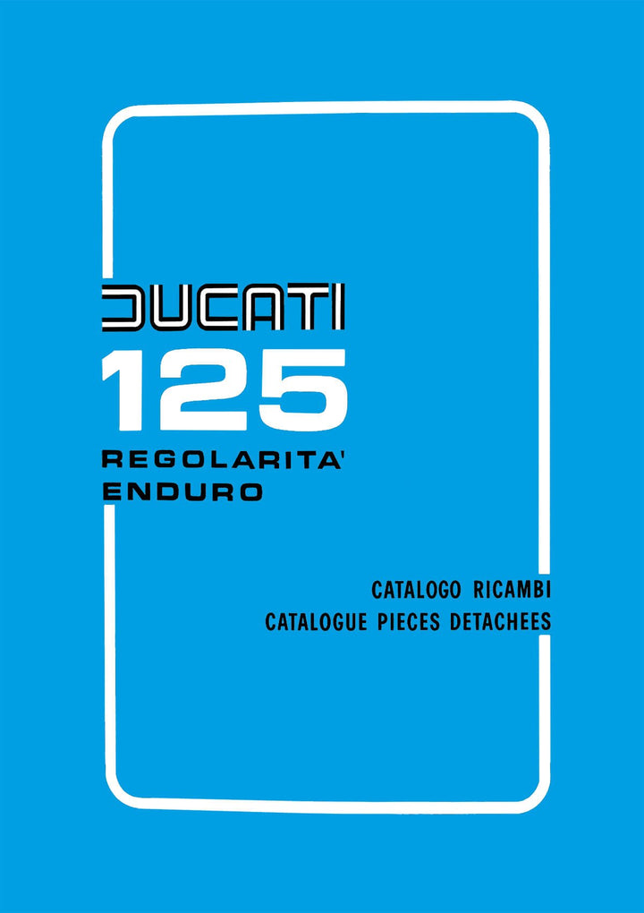 Ducati 125 Regolarità Enduro Catalogo Ricambi, Buchcover