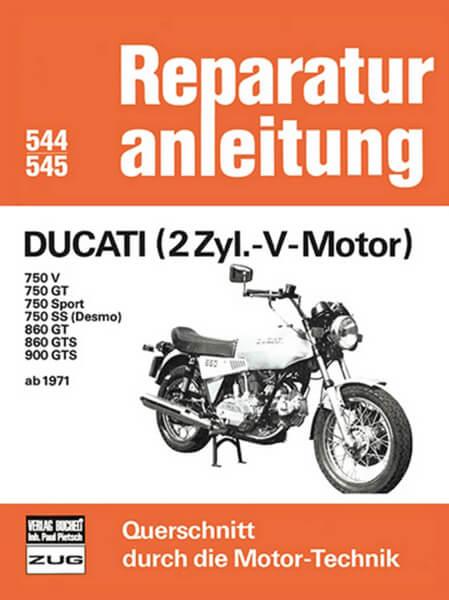 Ducati (2Zyl.-V-Motor) ab 1971 - Reparaturbuch - gedrucktes Buch zum Bestpreis! - verwuester.net