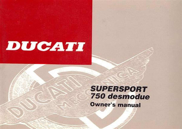 Ducati 750 Supersport/Desmodule, Owner&