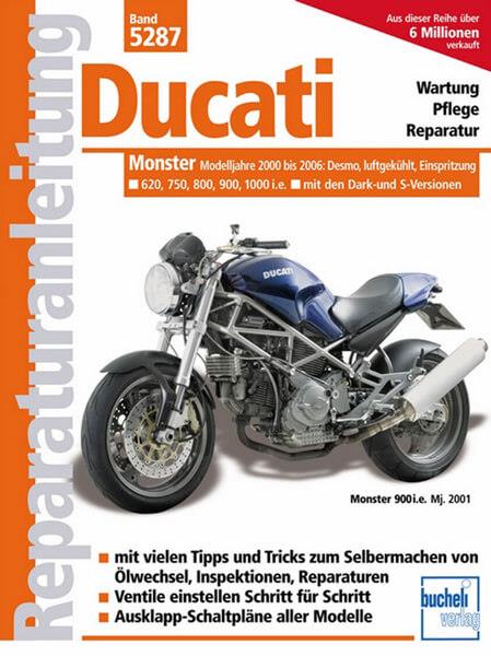 Ducati Monster ab 2000, Einspritzer, luftgekühlt - Reparaturbuch - gedrucktes Buch zum Bestpreis! - verwuester.net