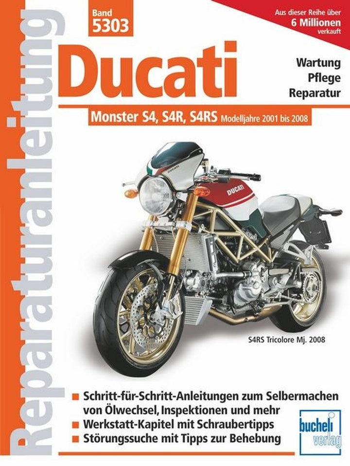 Ducati Monster - Reparaturbuch, Buchcover