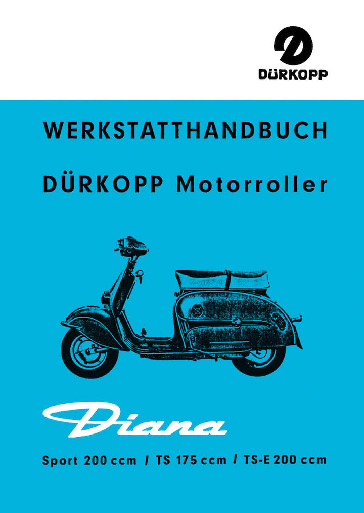 Dürkopp Diana Werkstatthandbuch, Buchcover