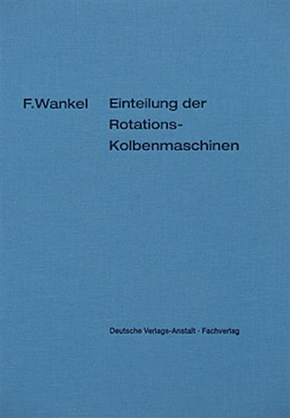 Einteilung der Rotations-Kolbenmaschinen - gedrucktes Buch zum Bestpreis! - verwuester.net