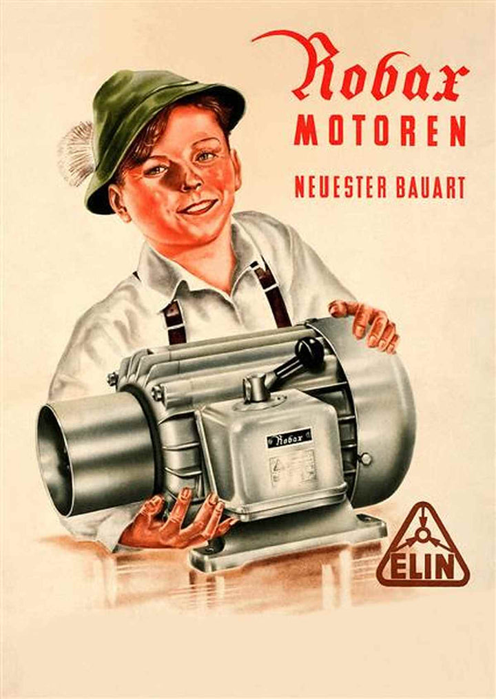 Elin Robax Elektromotor für die Landwirtschaft Poster, Poster-Motiv