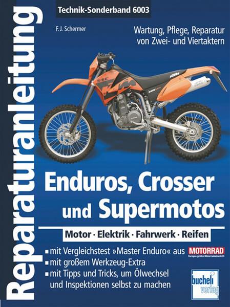 Enduros, Crosser und Supermotos - Reparaturbuch - gedrucktes Buch zum Bestpreis! - verwuester.net
