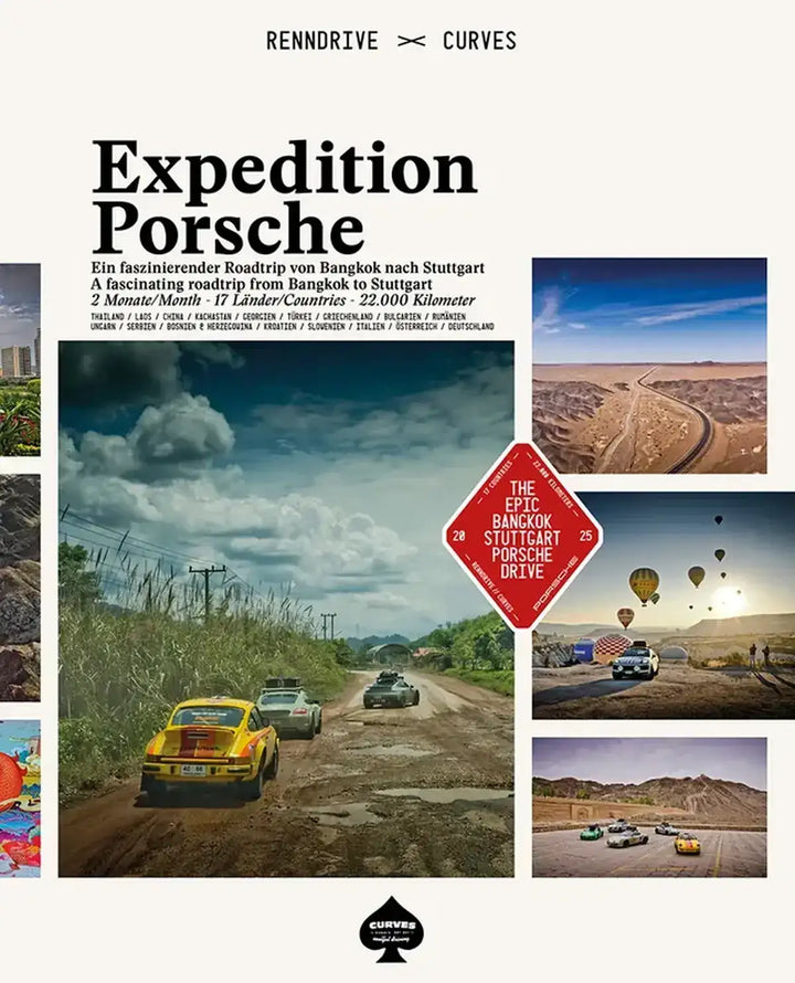 Expedition Porsche, Von Bangkok nach Stuttgart auf der Seidenstraße - gedrucktes Buch zum Bestpreis! - verwuester.net