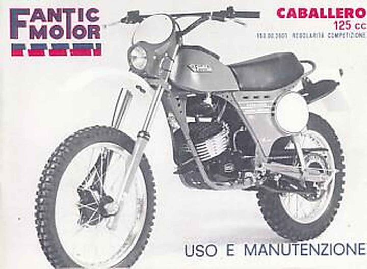 Fantic Caballero 125 cc USO E Manutenzione, Buchcover