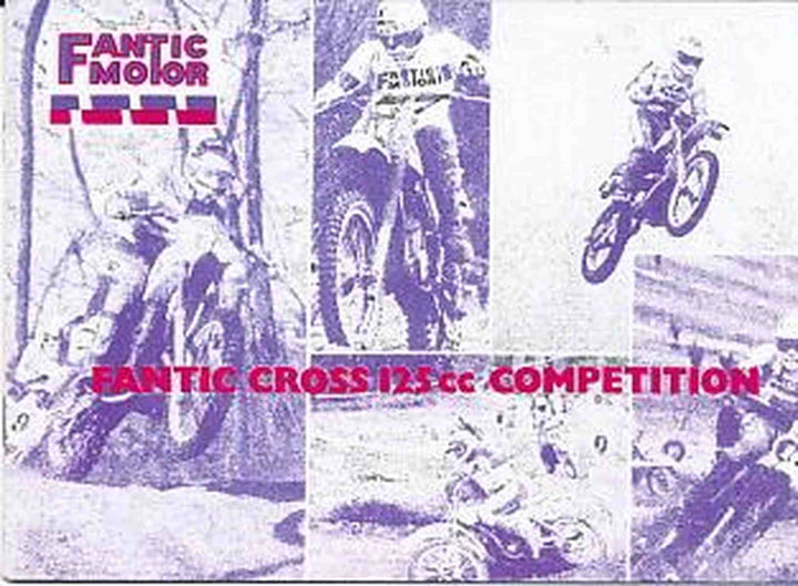 Fantic Cross 125 cc Compedition, Betriebsanleitung, Buchcover