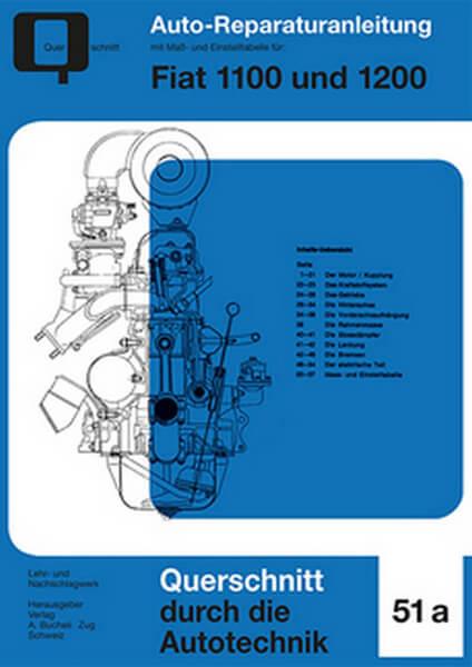 Fiat 1100/1200 - Reparaturbuch - gedrucktes Buch zum Bestpreis! - verwuester.net