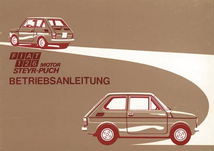Fiat 126 mit Puch-Motor Betriebsanleitung, Buchcover