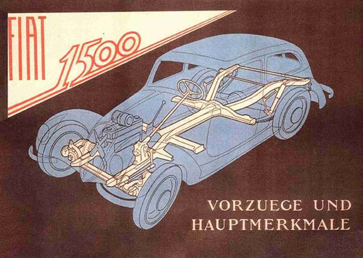 Fiat 1500 Vorzüge und Hauptmerkmale, Buchcover
