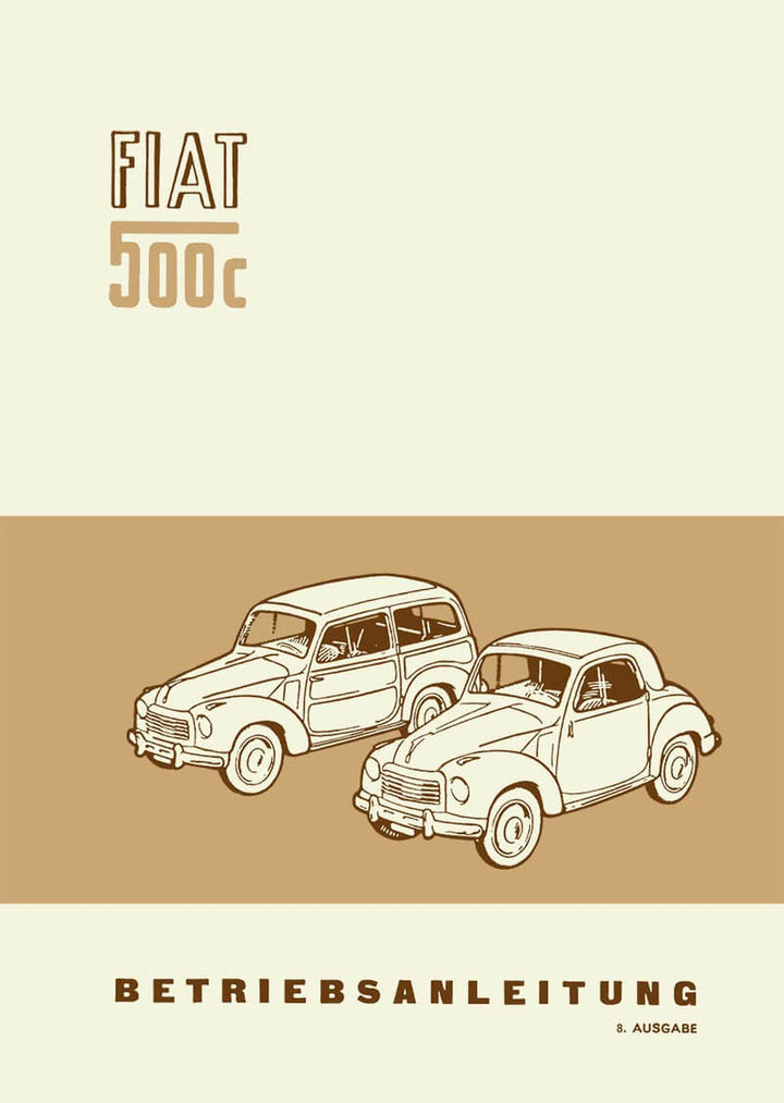 Fiat 500 C 8 Betriebsanleitung, Buchcover