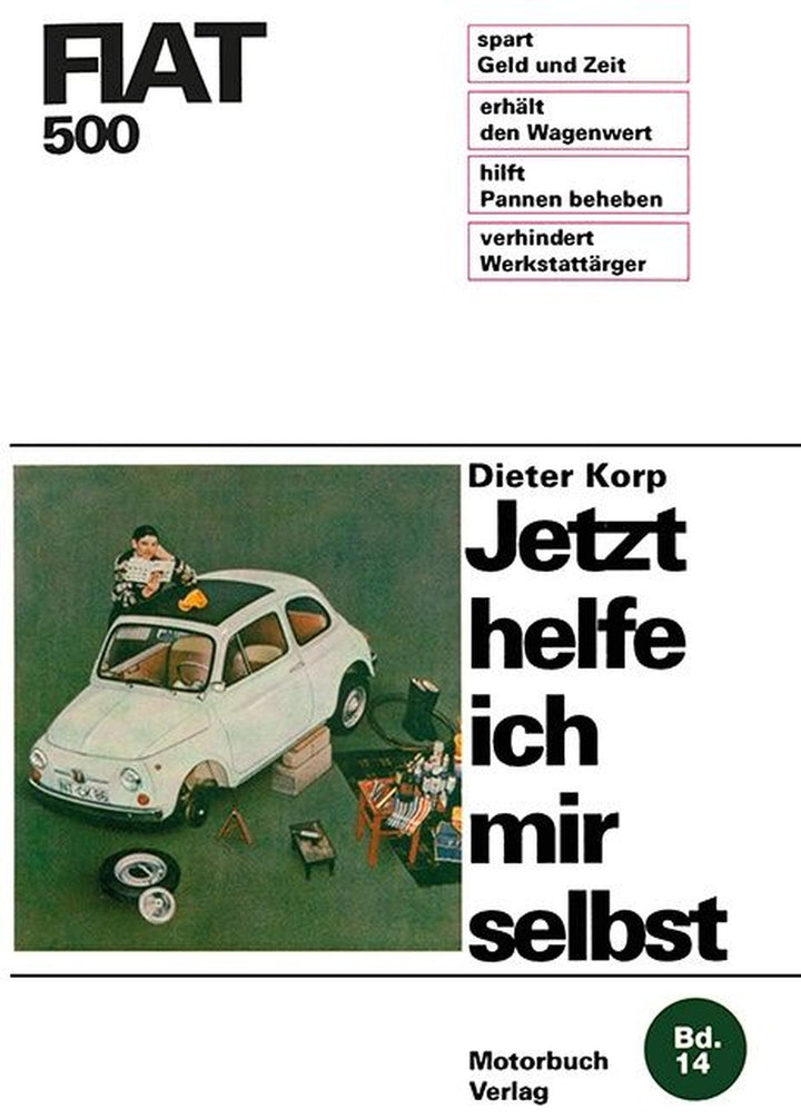 Fiat 500 Reparaturbuch, Buchcover