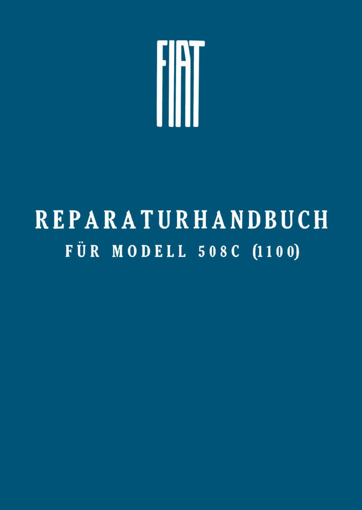 Fiat 508 C (1100) Reparaturanleitung, Buchcover