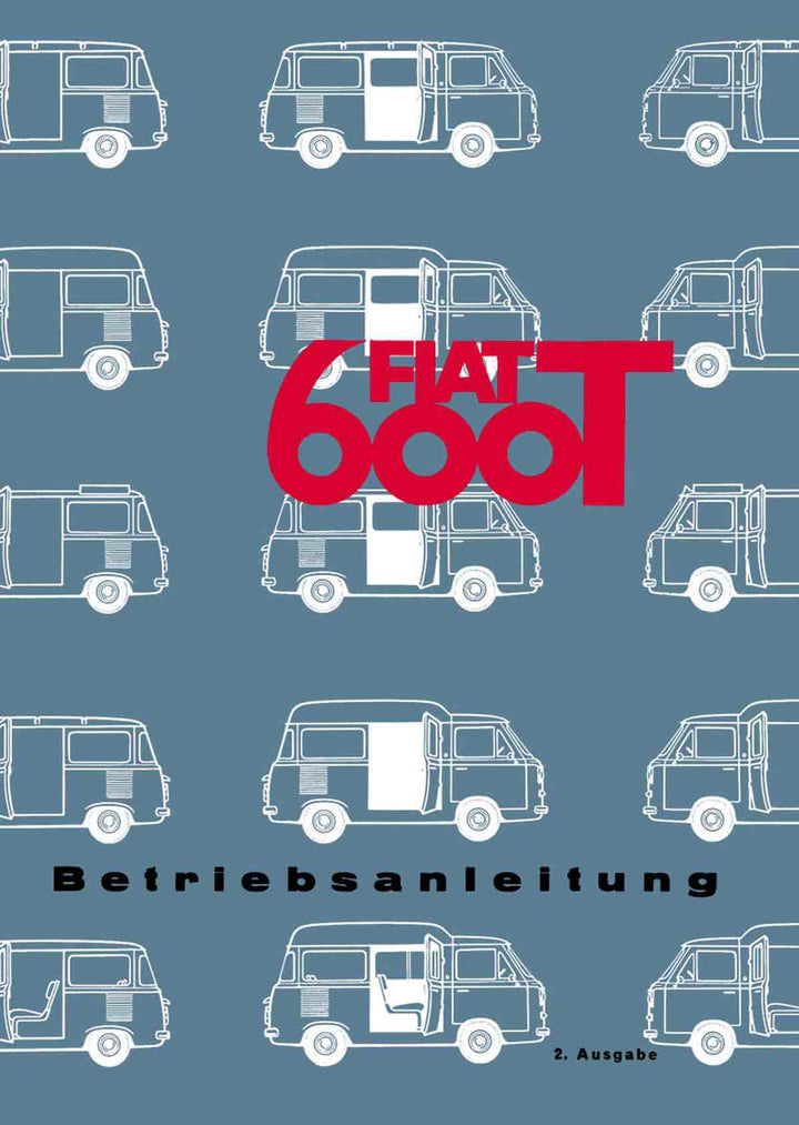 Fiat 600T Betriebsanleitung, Buchcover
