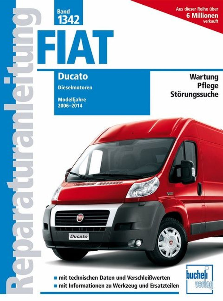 Fiat Ducato Typ 250 2,2l, 2,3l 3,0l Dieselmotoren - Reparaturbuch, Buchcover