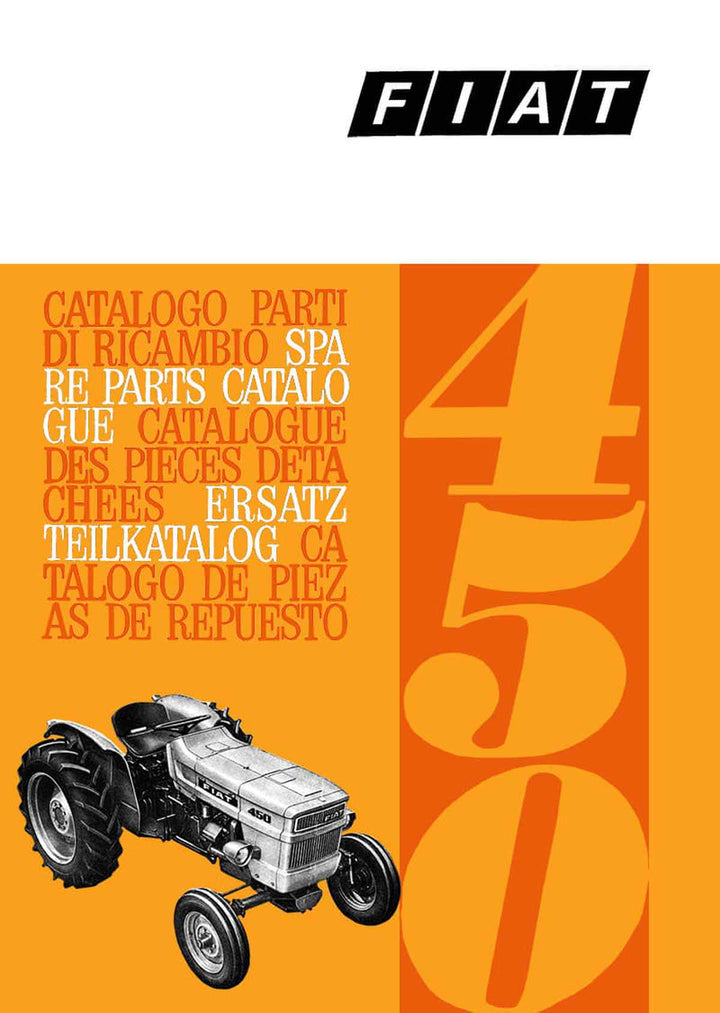 Fiat Traktor 450 Ersatzteilkatalog, Buchcover
