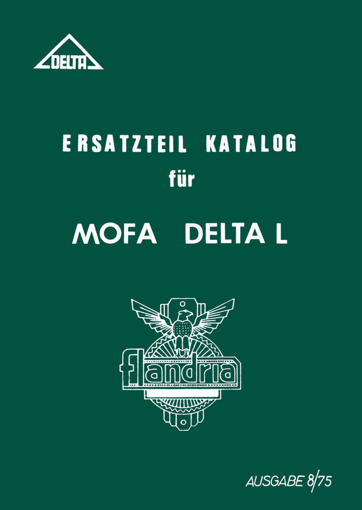 Flandria Delta L Mofa Ersatzteilkatalog, Buchcover