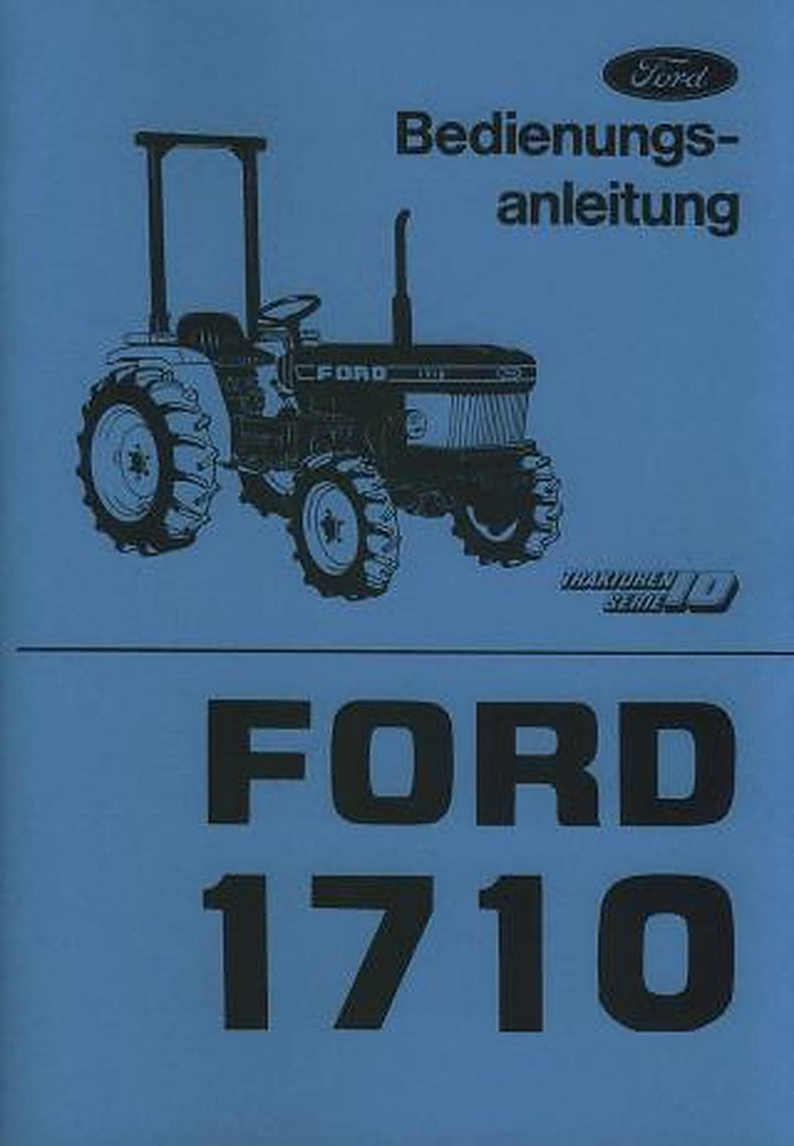 Ford 1710 (Serie 10) Betriebsanleitung, Buchcover
