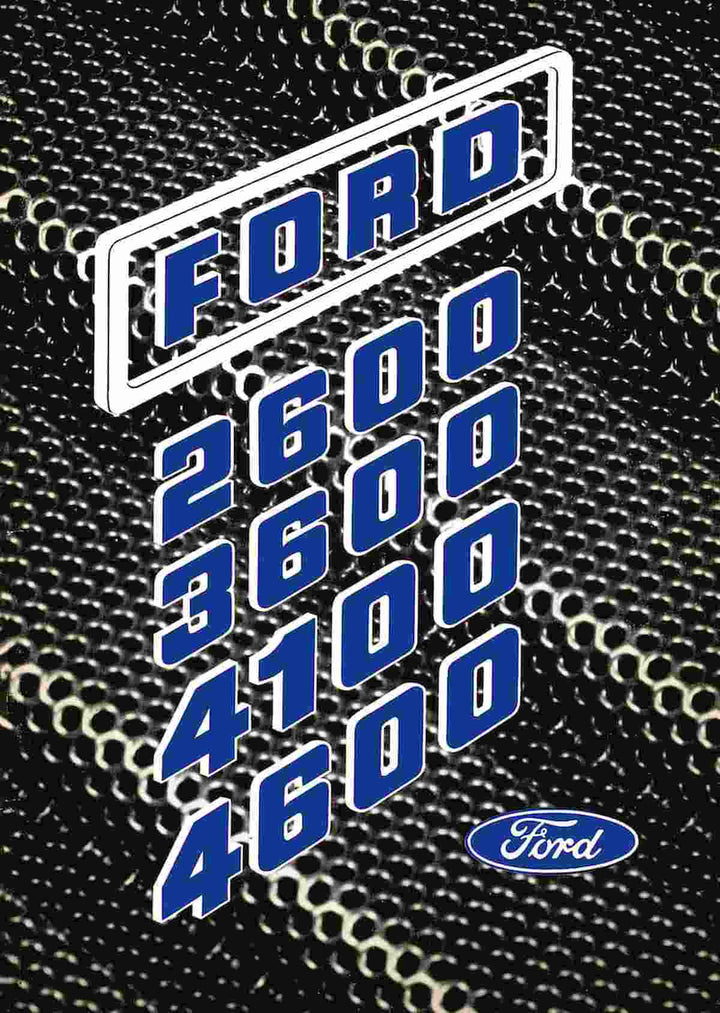 Ford 2600 3600 4100 4600 Traktor Betriebsanleitung, Buchcover