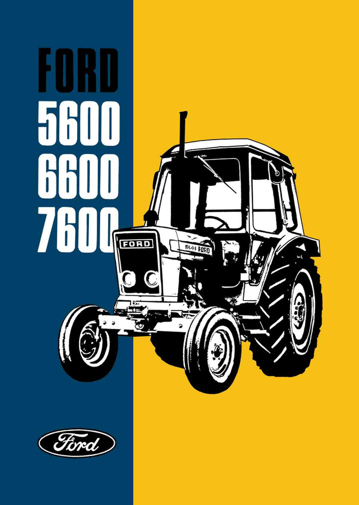 Ford 5600 6600 7600 Betriebs- und Wartungsanleitung, Buchcover