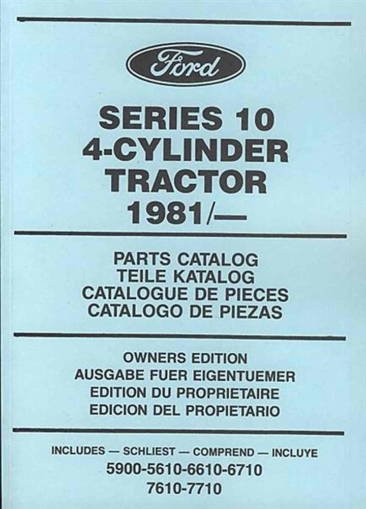 Ford 5900 5610 6610 6710 7610 7710 Ersatzteilkatalog, Buchcover
