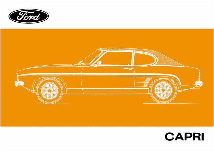 Ford Capri Betriebsanleitung, Buchcover