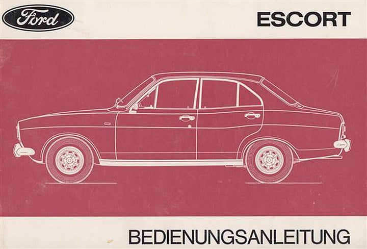 Ford Escort 1,1 Liter 1,3 Liter GT und Sport Betriebsanleitung, Buchcover