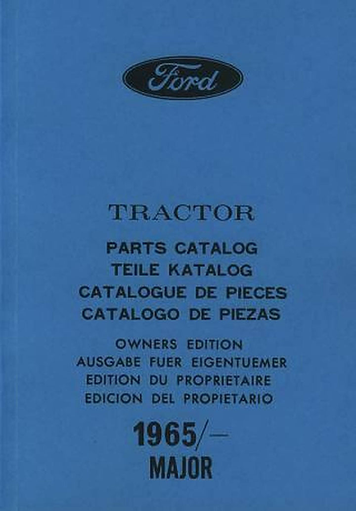 Ford Traktor Major Ersatzteilkatalog, Buchcover