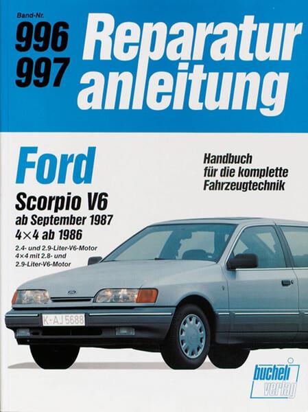 Ford Scorpio V6 ab September 1987 / 4x4 ab 1986 - Reparaturbuch - gedrucktes Buch zum Bestpreis! - verwuester.net
