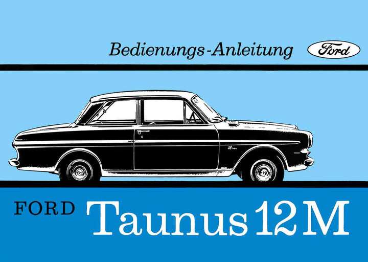 Ford Taunus 12M Betriebsanleitung, Buchcover