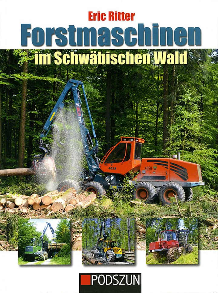 Forstmaschinen im schwäbischen Wald, Buchcover
